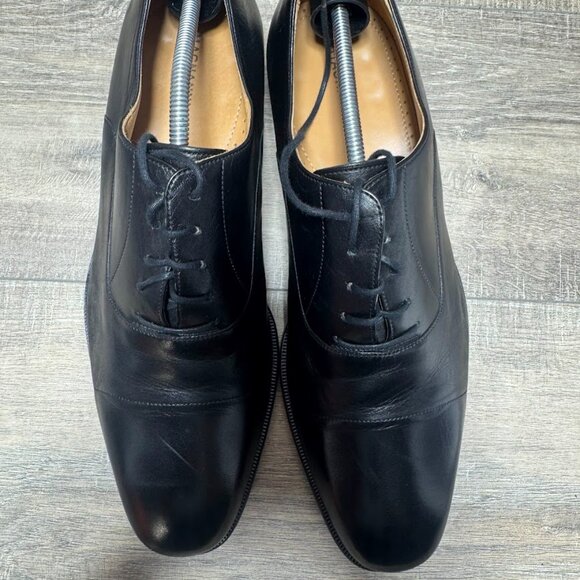 Magnanni Toledo Cap Toe Black Leather Oxford Shoes Men\'s Size 13 main image 8